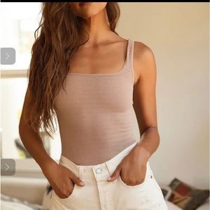 NWT FREE PEOPLE Seamless Square Neck Cami